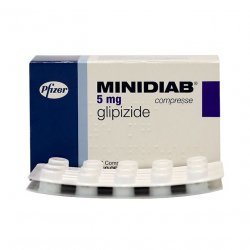 Минидиаб (Глипизид, аналог Мовоглекена) 5мг №30 в Липецке и области фото